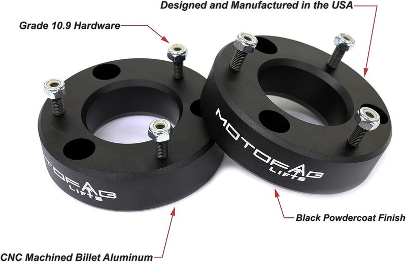 MotoFab Lifts F15-2.5 - 2.5 inch Front Leveling Lift Kit That is compatible with F150 - Image 2